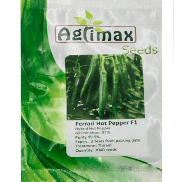 Hot Pepper Ferrari F1 Premium Seeds – image 3