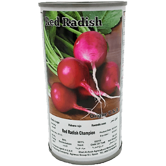 Red Radish Champion Seeds Tin – image 2