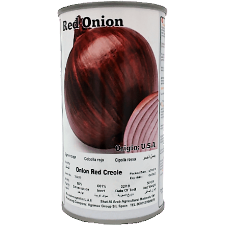 Onion red Creole Seeds Tin – image 2