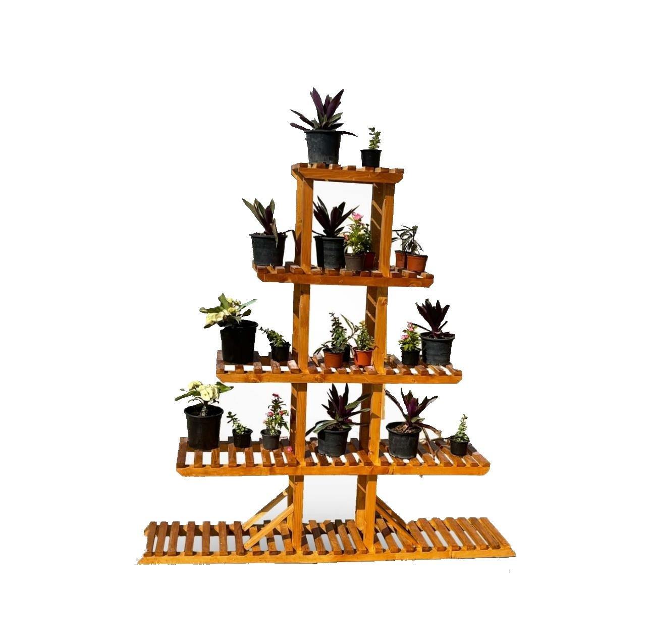 Handmade Five Tier Planter Shelf – image 3