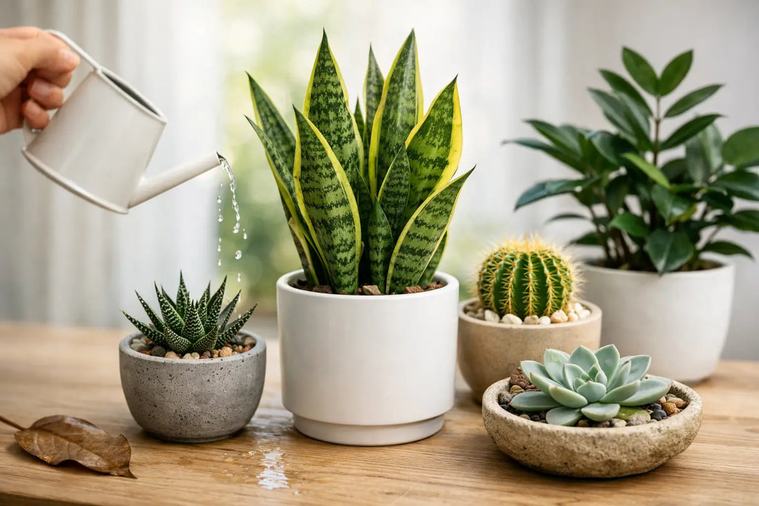 Which Indoor Plants Need Less Water?