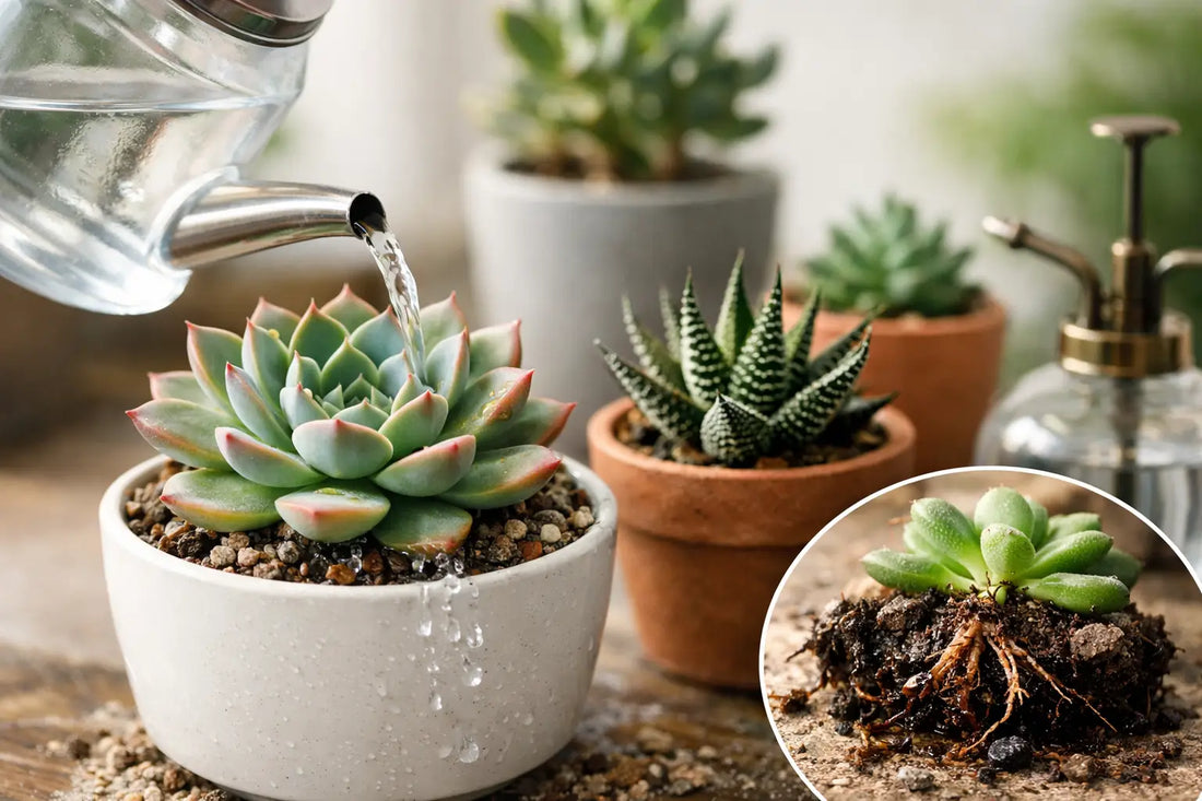 How to Water Succulents Correctly Without Root Rot