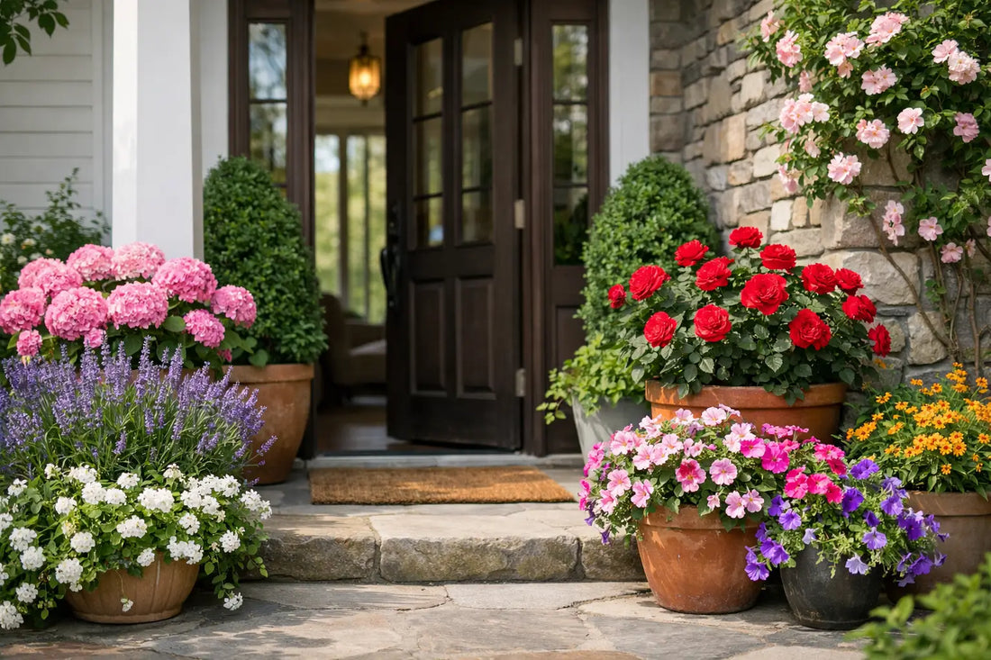 12 Flowering Plants for Home Entrance