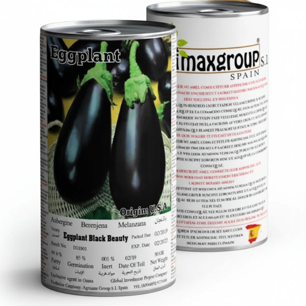 Eggplant Black Beauty Seeds Tin – image 1