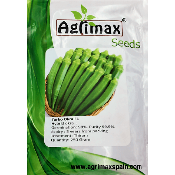 Turbo Okra Premium Quality Seeds – image 1