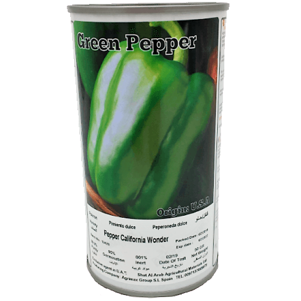 Pepper California Wonder Seeds Tin – image 2