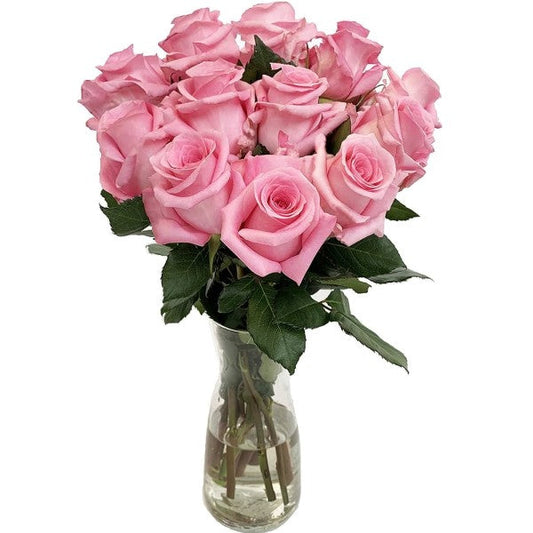 Fresh Pink Roses and Bouquet – image 2