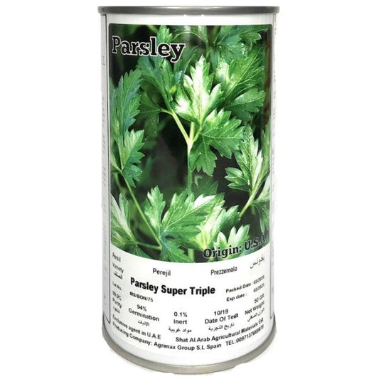 Super Triple Curly Parsley Seeds Tin – image 1