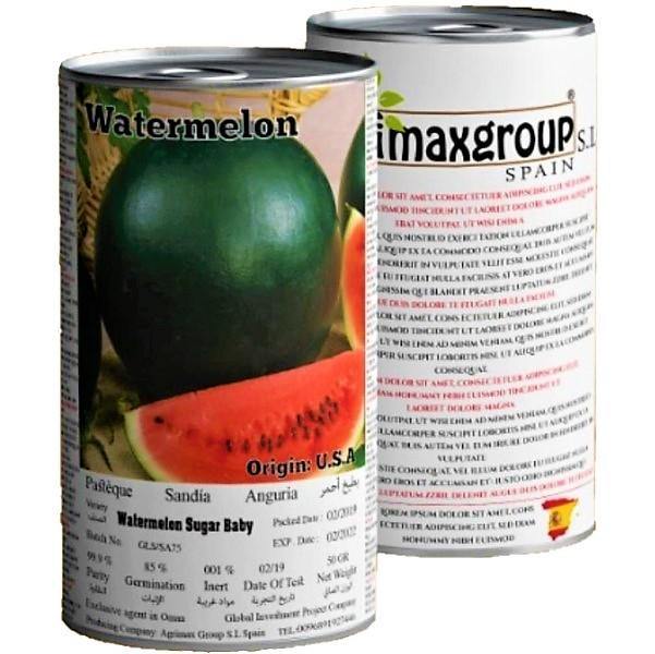 Sugar Baby Watermelon Seeds Tin – image 1