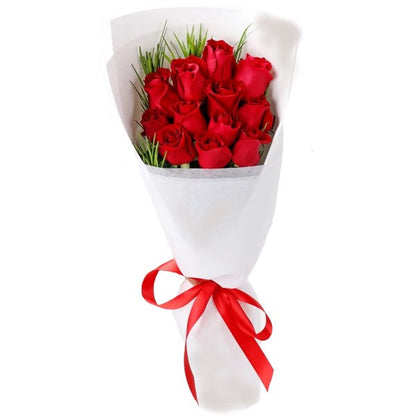 Fresh Red Roses and Bouquet – image 12