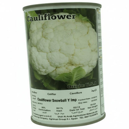 Cauliflower Snowball Seeds Tin – image 1
