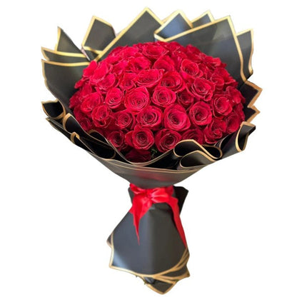Fresh Red Roses and Bouquet – image 7