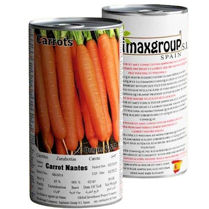 Carrots Nantes Seeds Tin – image 1