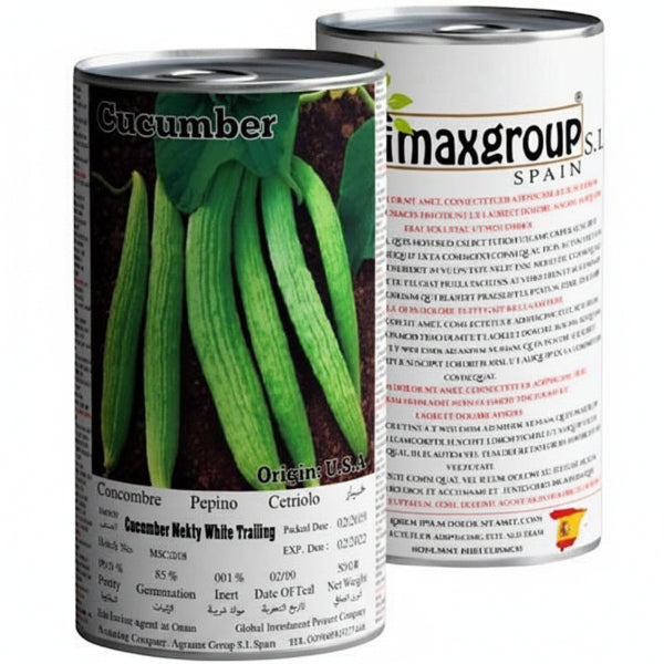 Cucumber Mekty White Trailing Seeds Tin – image 1