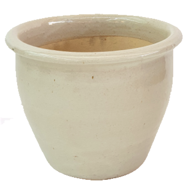 Ceramic Rolled Rim Pot – image 2