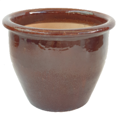Ceramic Rolled Rim Pot – image 6