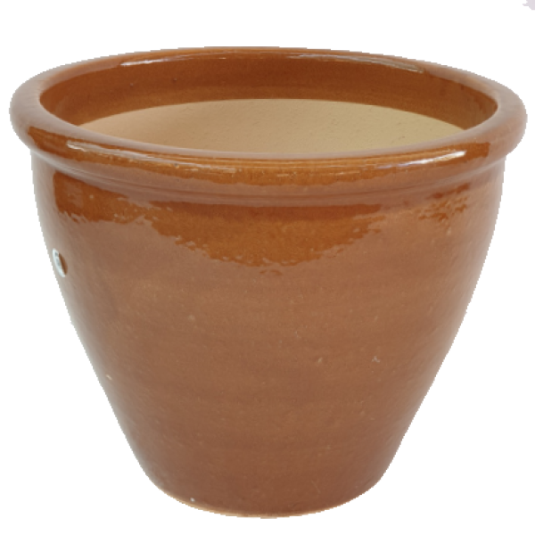 Ceramic Rolled Rim Pot – image 8