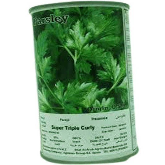 Super Triple Curly Parsley Seeds Tin – image 2