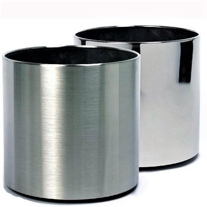 Stainless Steel Satin Finish, Classic Cylinder Pot – image 4