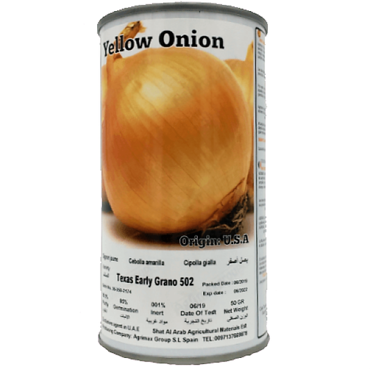 Yellow Onion Seeds Tin – image 2