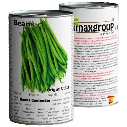 Beans Contender Seeds Tin – image 1