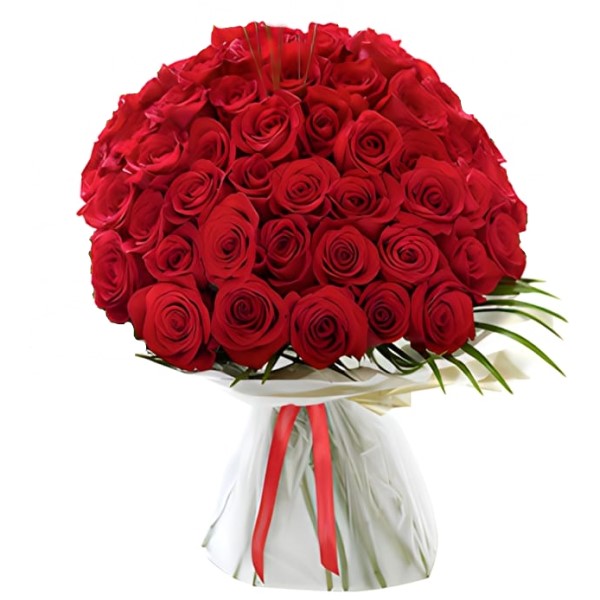 Fresh Red Roses and Bouquet – image 6