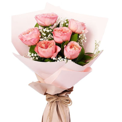 Fresh Pink Roses and Bouquet – image 12