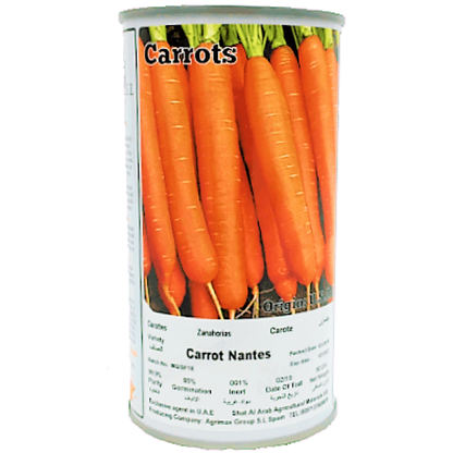 Carrots Nantes Seeds Tin – image 3