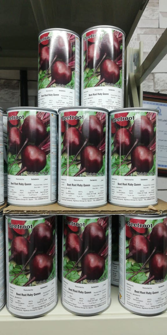 Ruby Queen Beetroot Seeds Tin – image 2