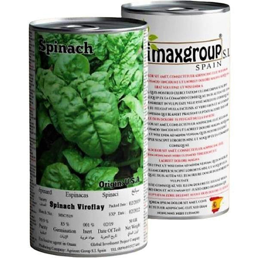 Spinach Virofalay Seeds Tin – image 1