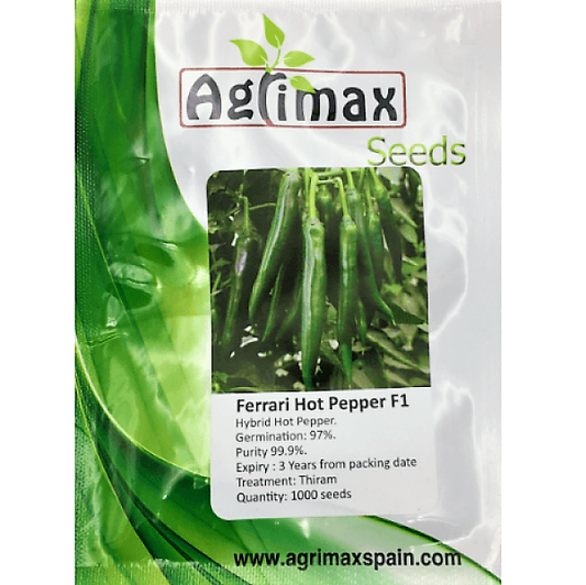 Hot Pepper Ferrari F1 Premium Seeds – image 1