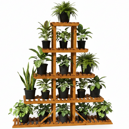 Handmade Five Tier Planter Shelf – image 1