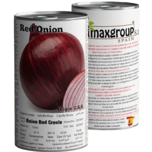 Onion red Creole Seeds Tin – image 1