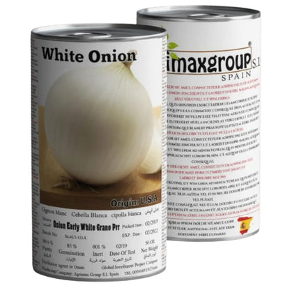 Onion Early White Grano Prr Seeds Tin – image 1