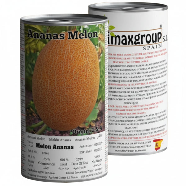 Melon Ananas Seeds Tin – image 1