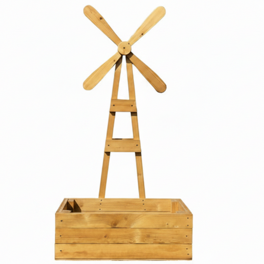 Handmade Fan Wheel Planter – image 2