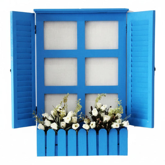 Handmade Blue Royal Window Planter – image 1