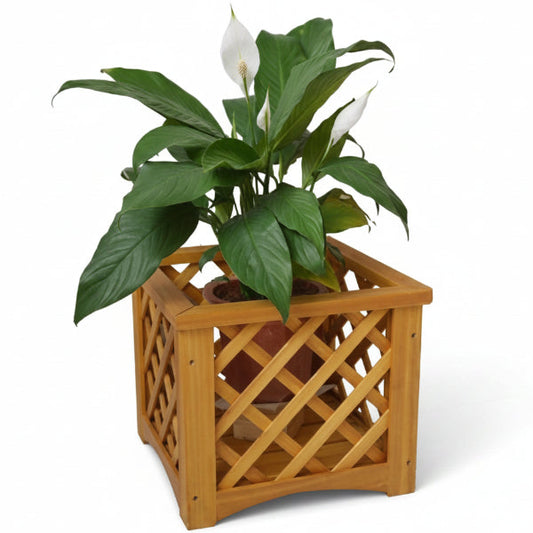 Handmade Cross Planter Keeper – image 1