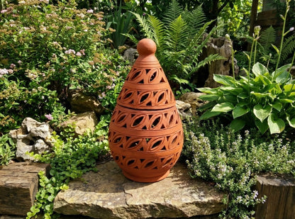 Onion Egg Terracotta Cutwork Lantern – Reference Gallery Image